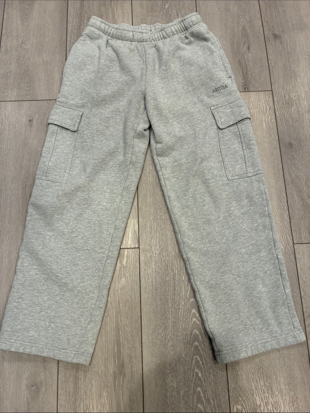 Aritzia Light Gray Cargo Sweatpants